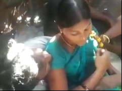 Indian Desi Tamil Aunty Gangbang